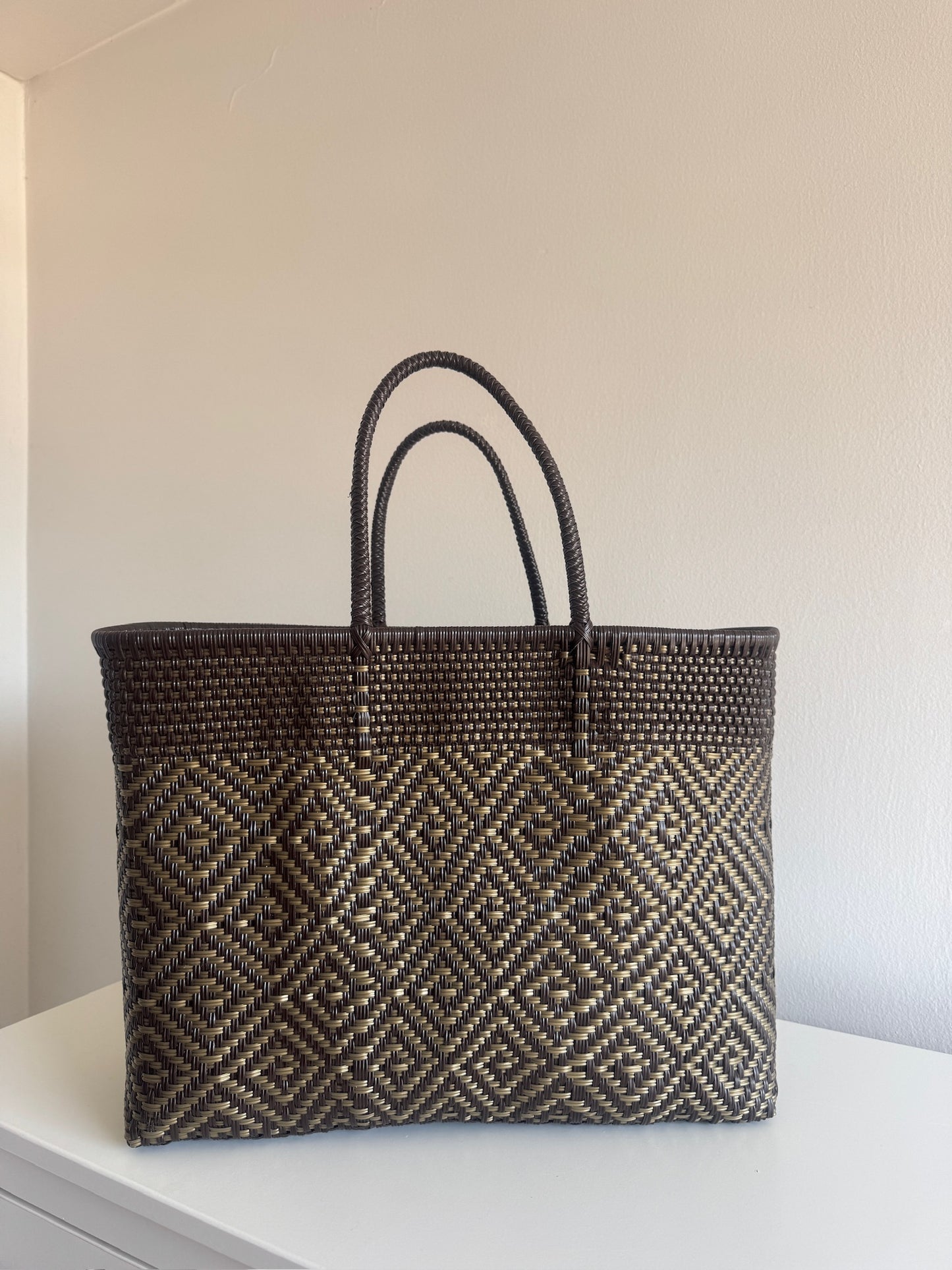 Cartera Asa Corta Café
