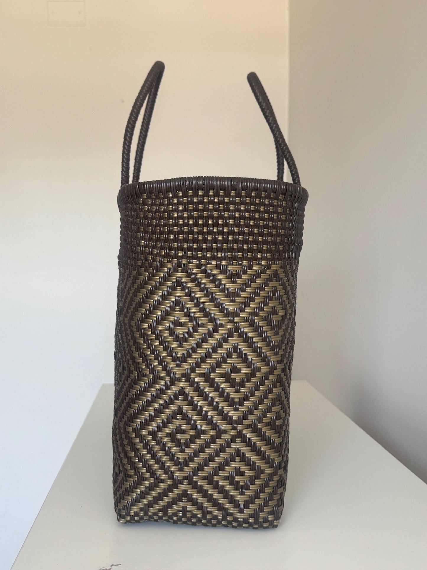 Cartera Asa Corta Café