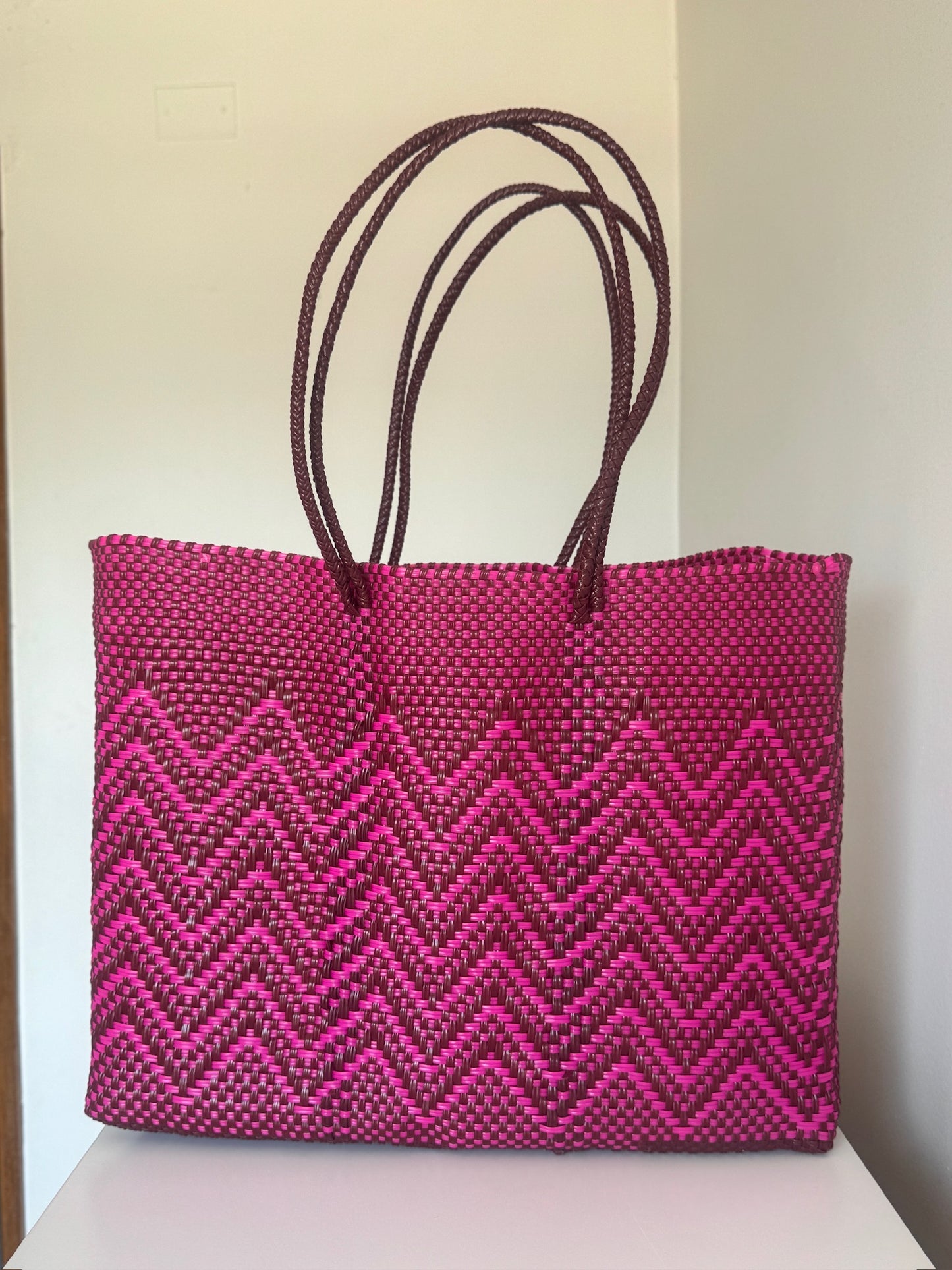 Cartera Asa Corta Fucsia