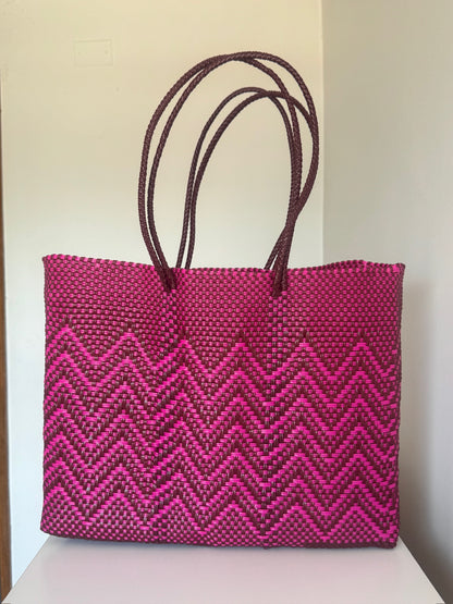 Cartera Asa Corta Fucsia