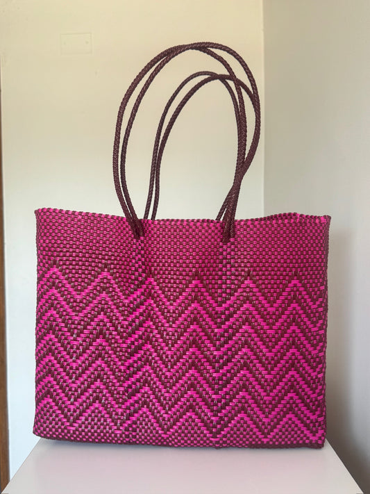 Cartera Asa Corta Fucsia