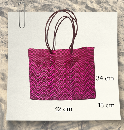 Cartera Asa Corta Fucsia